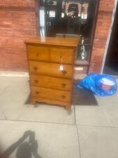 Hard rock maple five drawer chest - $175 