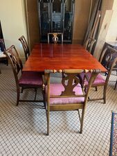 Table with six chairs - $395