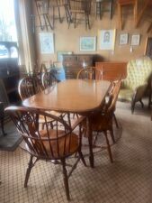 Table with six chairs by the Hale Furniture Company - $425