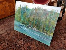 Old Forge Pond by local Artist Albert Casatelli $225