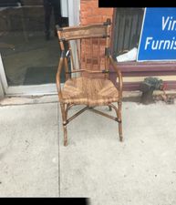 Rush-bottom chair - $75