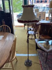 Brass floor lamp - $125