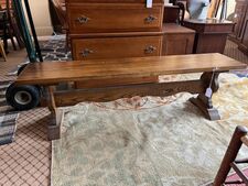 Solid oak bench - $225