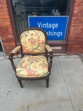 Fancily carved Victorian chair - $275