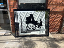 Man playing grand piano with mirror background - $225